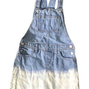 Old Navy Light Blue Denim Dip Dye Skirtalls Size M (8)